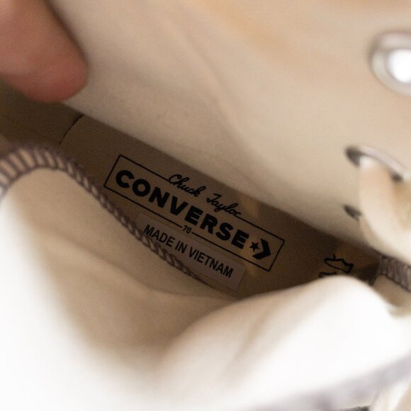 Converse Chuck 70 De Luxe Heel Metallic Silver 8.5 - Picture 13 of 16